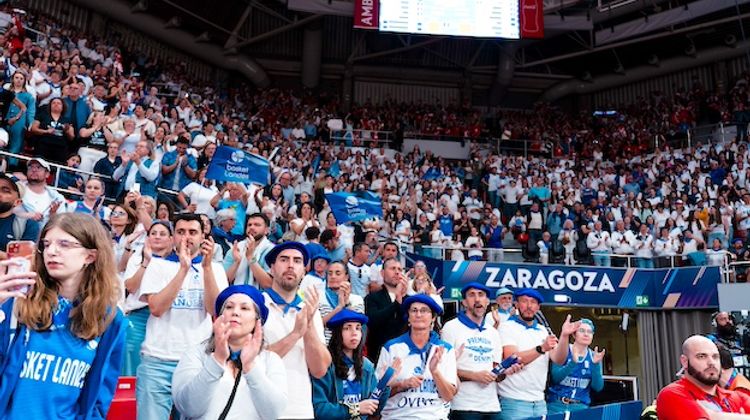 BALLE ORANGE – L’Élan dans la foulée. Basket Landes sorti en Aragon